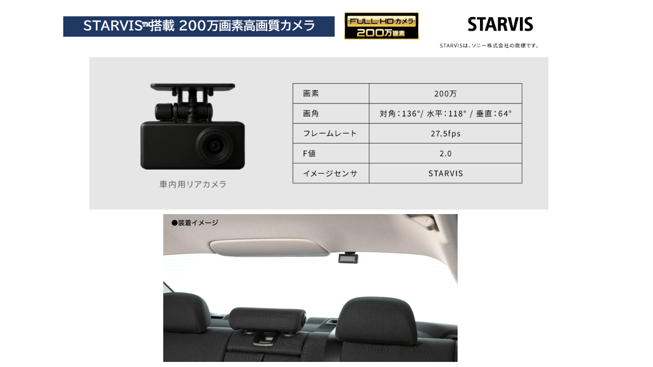 BMW専用(純正ETC内蔵ミラー付車) 9型デジタルミラー 車内用リアカメラモデル